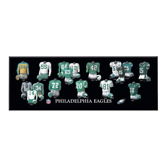 Philadelphia Eagles Legacy Uniform Plaque