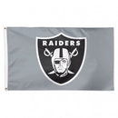 Oakland Raiders Grey Background- 3X5 Deluxe Flag