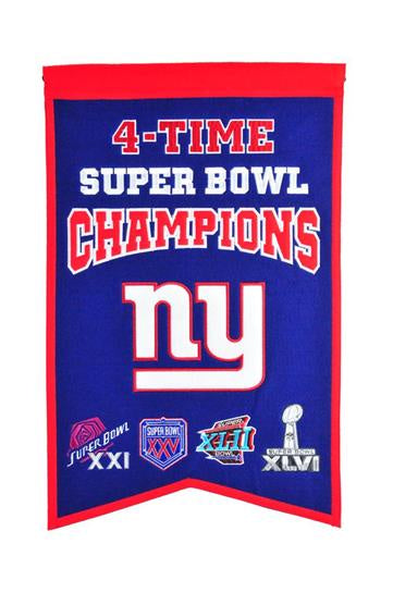 San Francisco 49ers 5-Time Super Bowl Champions Banner