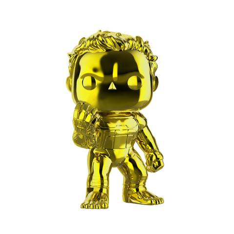 Funko Pop! Marvel Hulk 499 Yellow Gold Chrome Walmart Exclusive Avengers  Endgame