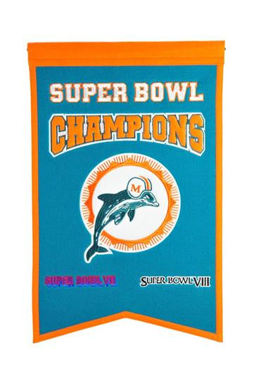 Miami Dolphins Super Bowl Champions Banner – Magic Pop Shop