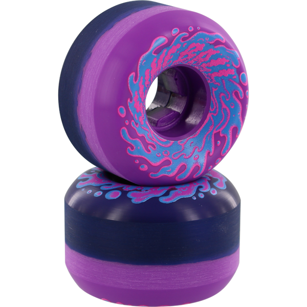 Santa Cruz Slime Balls - Double Take Vomit Mini - Purple/Black (54mm/97A)