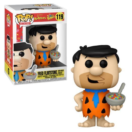 Fred Flintstone (with Fruity Pebbles) 119 - The Flintstones - Funko Pop