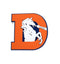 Denver Broncos Thowback Logo 3D Foam Wall Sign