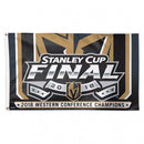 Vegas Golden Knights Western Conference Champions 2018 3X5 Deluxe Flag