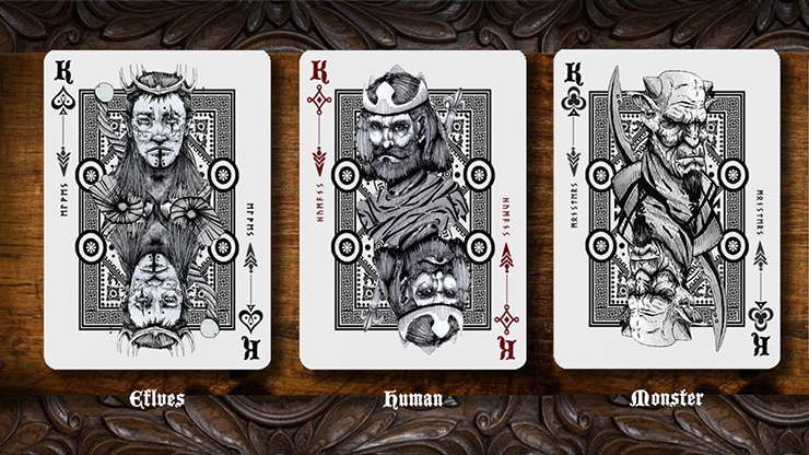 Blood & Beast Playing Cards (Gold Gilded)