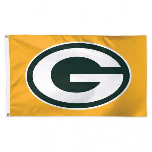 Green Bay Packers Flag 3x5 Retro Logo