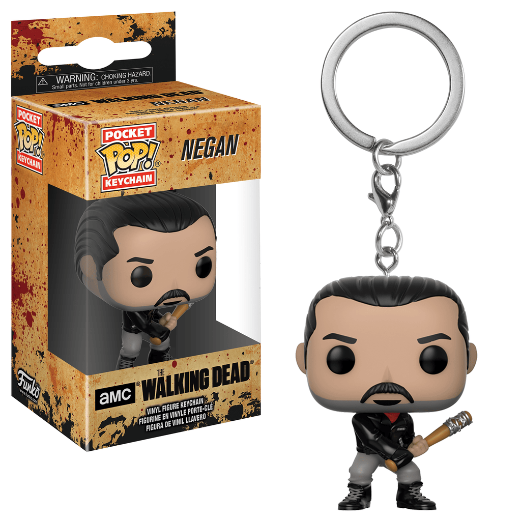 Negan Pocket POP Keychain Funko Magic Pop Shop