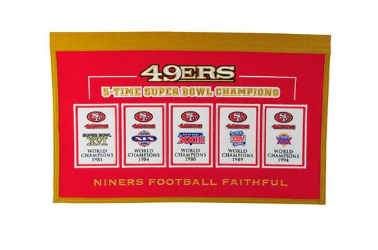 San Francisco 49ers Rafter Raiser Banner – Magic Pop Shop