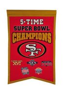 San Francisco 49ers Super Bowl Champions Banner