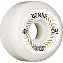 BONES SPINES SKATEPARK FORMULA P5 SIDECUT WHEELS -54mm/101A - WHITE/GOLD