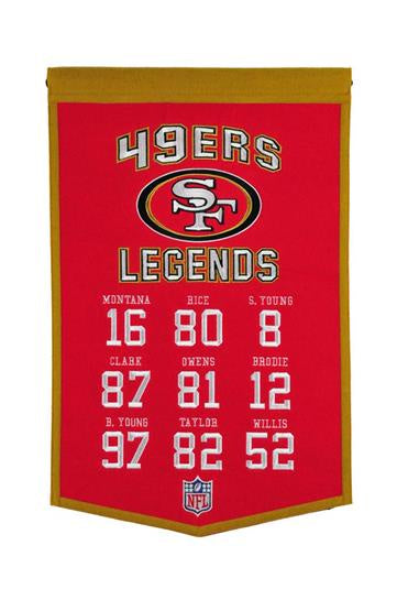 San Francisco 49ers Dynasty Banner