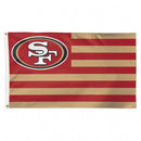 San Francisco 49ers Patriotic America - 3X5 Deluxe Flag