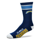 Los Angeles Chargers 4 Stripe Socks