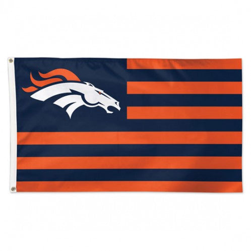 Denver Broncos Patriotic America - 3X5 Deluxe Flag