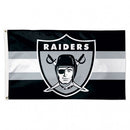 Oakland Raiders Classic Logo - 3X5 Deluxe Flag