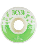 BONES 100’S WHEELS ORIGINAL FORMULA V4 54mm/100A - WHITE/GREEN