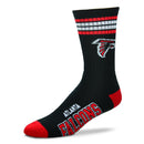 Atlanta Falcons 4 Stripe Socks