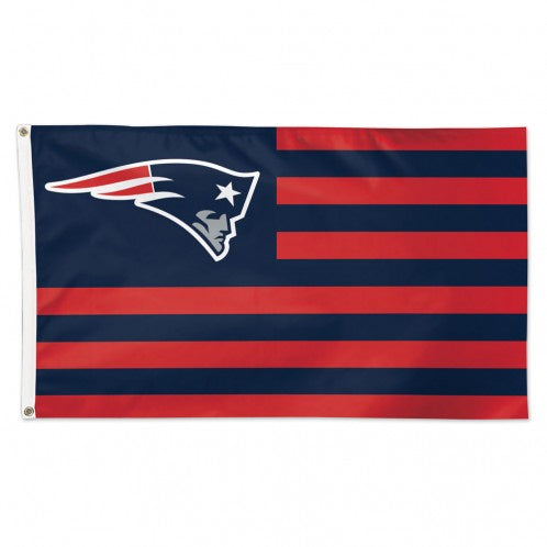 New England Patriots Patriotic America 3X5 Deluxe Flag