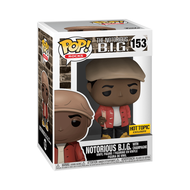Notorious B.I.G. With Champagne 153 Pop Rocks Funko Pop