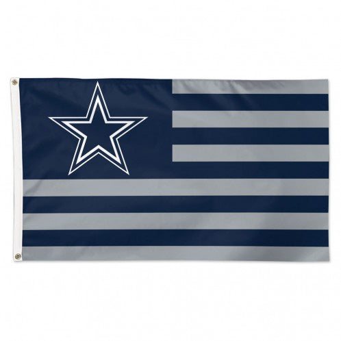 Dallas Cowboys Patriotic America 3X5 Deluxe Flag