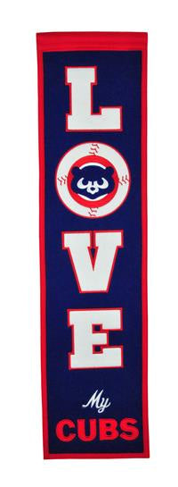 Chicago Cubs Love Banner