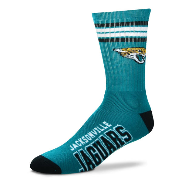 Jacksonville Jaguars 4 Stripe Socks