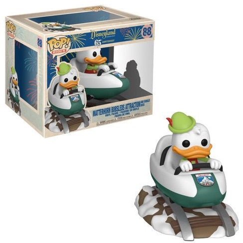 Matterhorn Bobsleds Attraction and Donald Duck 88 - Disneyland 65th Anniversary - Funko Pop