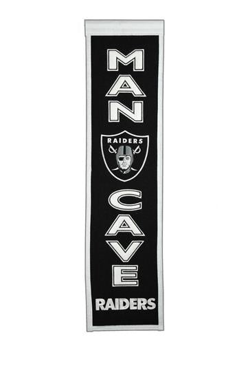 Oakland Raiders Mancave Banner