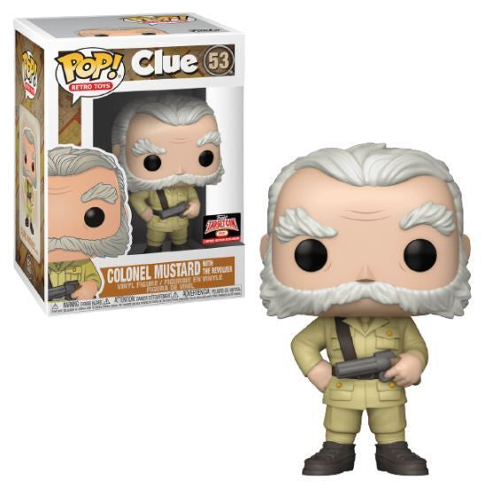 Colonel Mustard (w/the Revolver) 53 - Clue - Funko Pop