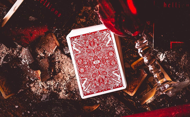 Madison Red Hellions Playing Cards