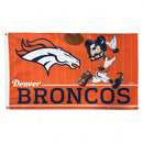 Denver Broncos Disney Micky Mouse - 3X5 Deluxe Flag