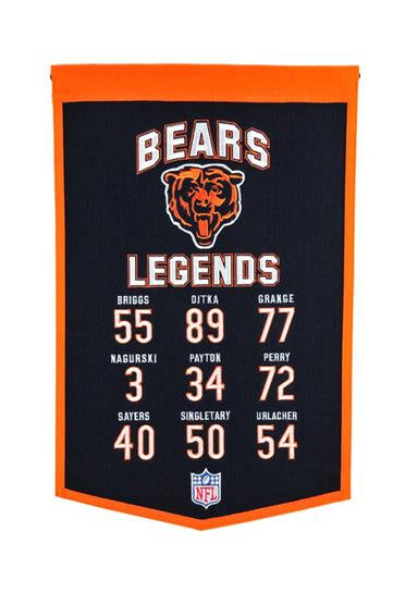 Chicago Bears Legends Banner