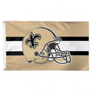 New Orleans Saints Helmet 3X5 Deluxe Flag