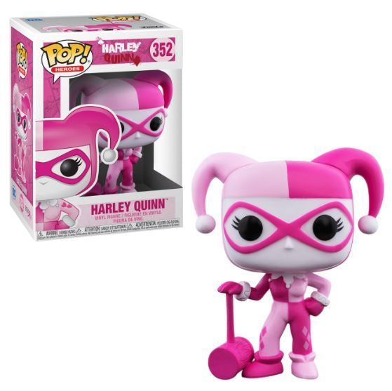 Harley Quinn (Breast Cancer Awareness) 352 - Pop Heroes - Funko Pop