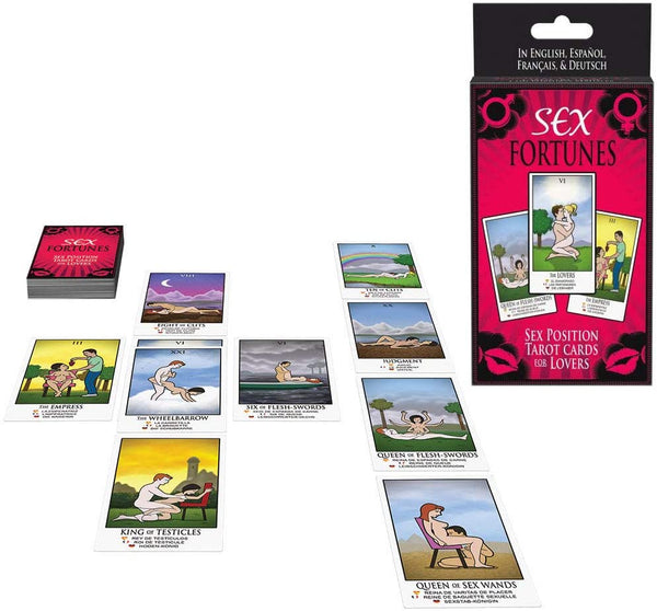 Sex Fortunes - Sex Positions Tarot Cards for Lovers