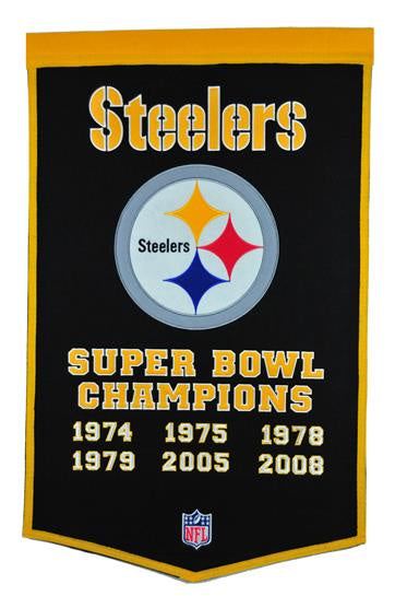 Pittsburgh Steelers Dynasty Banner
