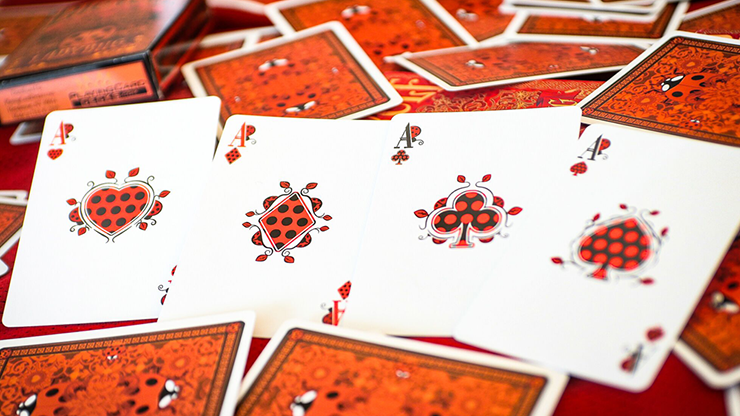 Bicycle Gilded Limited Edition  Ladybug (Black) Playing Cards