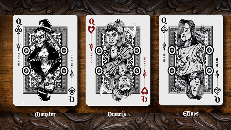 Blood & Beast Playing Cards (Silver Gilded)