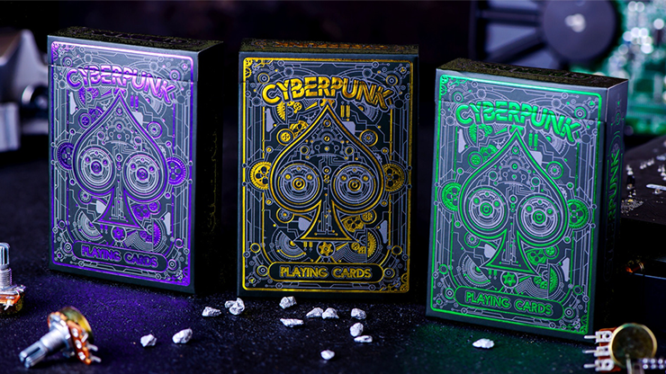 Cyberpunk Playing Cards (Gold)