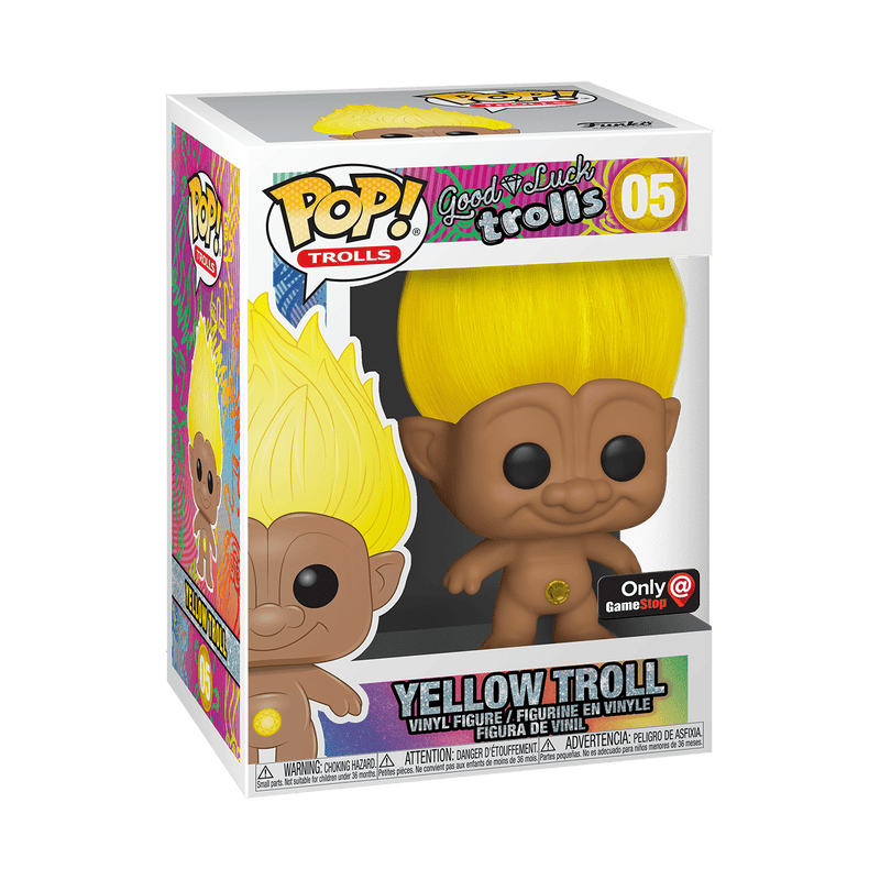 Yellow Troll 05 - Good Luck Trolls - Funko Pop