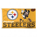 Pittsburg Steelers Mickey Mouse - 3X5 Deluxe Flag