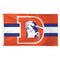 Denver Broncos Classic Logo - 3X5 Deluxe Flag