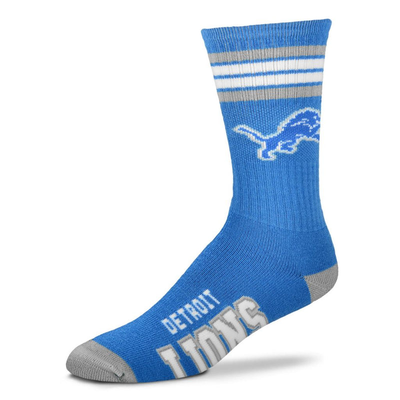 Detroit Lions 4 Stripe Socks