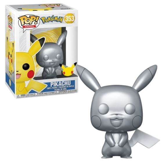 Pikachu (Metallic) 353 - Pokemon - Funko Pop