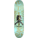 Powell Peralta Skull & Sword Skateboard Deck Turquoise -  8.5 x 32