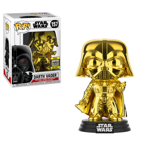 Darth Vader (Gold Chrome) 157 - Star Wars - Funko Pop