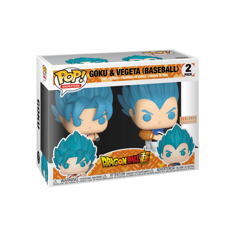 Goku & Vegeta (Baseball) - 2 Pack - Dragonball Z - Funko Pop
