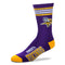 Minnesota Vikings 4 Stripe Socks