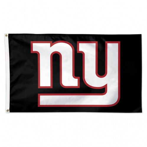 New York Giants Black Background 3X5 Deluxe Flag